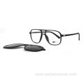 Ultem Clip On Eyeglasses Frame Polarized Sunglasses